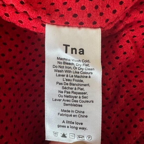 ♥️ Host Pick! ♥️ Aritzia Tna Fleecy Sherpa Swann jacket with hoodie - size M - Picture 8 of 9